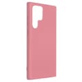 Miniatyrbild 2 av 4: Skyddsfodral AVIZAR för Samsung Galaxy S22 Ultra - Halvstyv silikon - Soft-touch finish Rosa