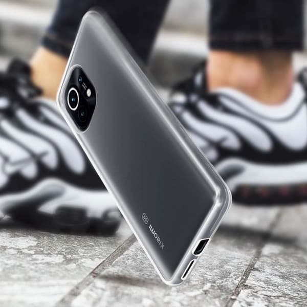 Coque - Xiaomi - Mi 11 5G - Skydd Smidigt - Silikon Gel - Ultra-Tunn Vit