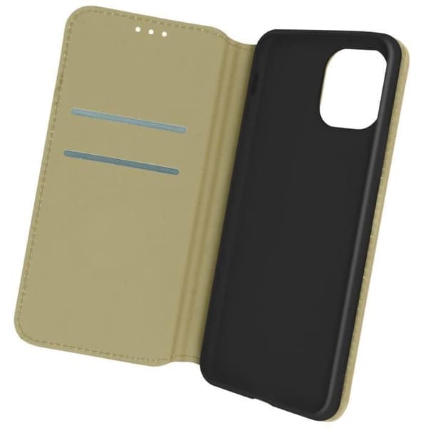 AVIZAR Folio Cover - iPhone 12 och 12 Pro - Gul - Videostödfunktion - Fullständigt skydd
