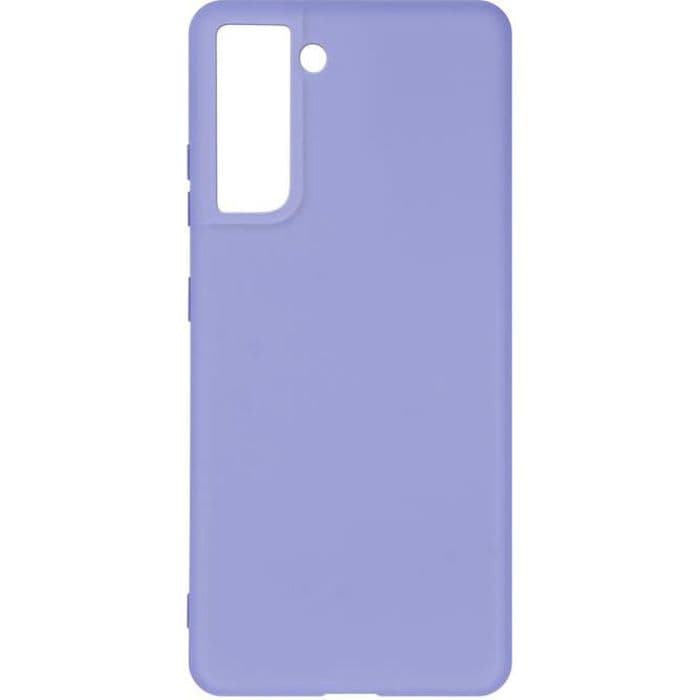 Samsung Galaxy S21 Fodral Soft Silikon Soft Touch QI-kompatibelt lila