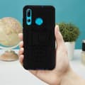 Miniatyrbild 3 av 4: Fodral - AVIZAR - Huawei P Smart Plus 2019 - Hybrid - Stötsäker - Videostöd Svart