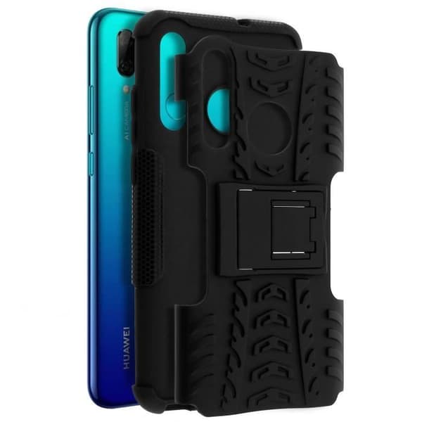 Fodral - AVIZAR - Huawei P Smart Plus 2019 - Hybrid - Stötsäker - Videostöd Svart