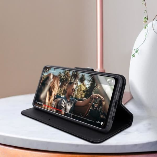 Oppo Housse - A73 5G - Kortfodral - Videostöd - Svart - Semi-hård