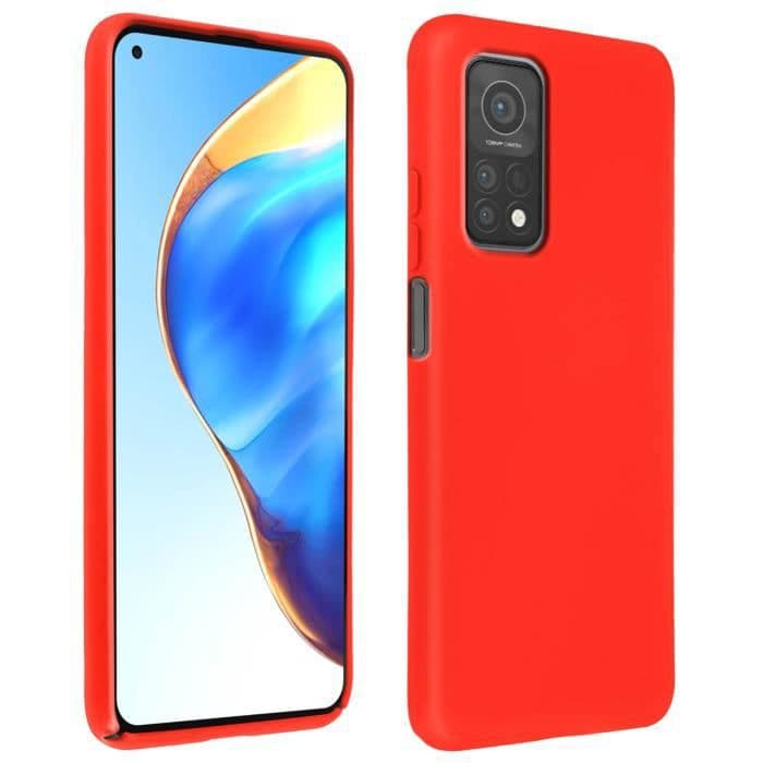 Xiaomi Mi 10T / 10T Pro Silikon Soft Gel Fodral Soft Touch Finish Röd