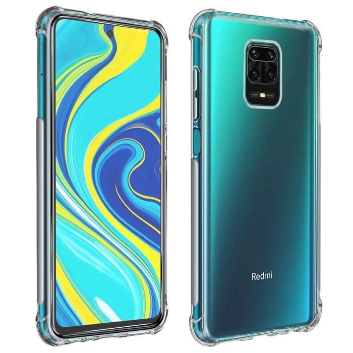 Skyddspaket Xiaomi Redmi Note 9 Pro Max / 9 Pro / 9S Fodral Transparent Film Vit