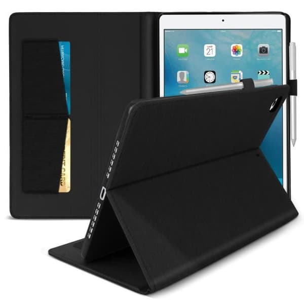 Kortfodral - AVIZAR - iPad Air / iPad 9.7 - Ekologisk läder - Tyg - Kompatibel 9,7 tum