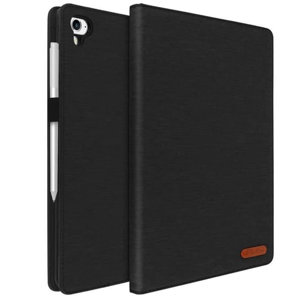 Kortfodral - AVIZAR - iPad Air / iPad 9.7 - Ekologisk läder - Tyg - Kompatibel 9,7 tum