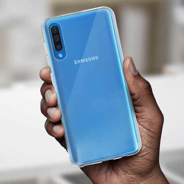 Coque - AVIZAR - Galaxy A50 - Silikon Gel - Ultra Fin - Transparent Vit