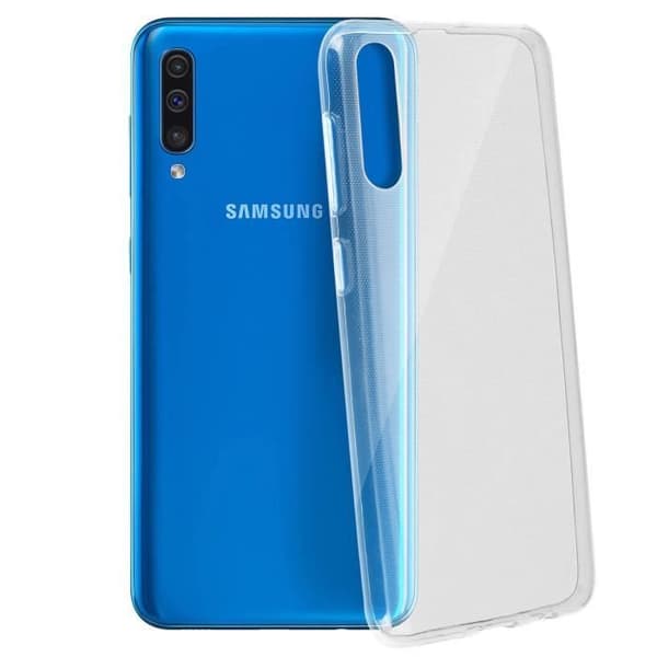 Coque - AVIZAR - Galaxy A50 - Silikon Gel - Ultra Fin - Transparent Vit