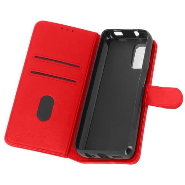 Fodral - Xiaomi - Redmi Note 10 / 10s - Röd - Semi-rigid - Magnetisk