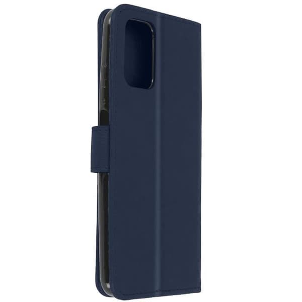 Etui - Xiaomi - Redmi Note 10 / 10s - Skydd - Kortficka - Videostöd - Blå