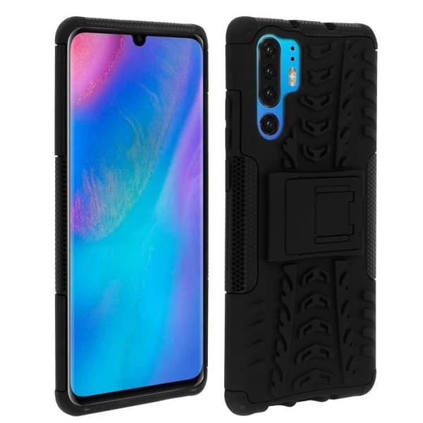 Coque - AVIZAR - P30 Pro - Hybrid skydd - Stötsäker - Inbyggt videostöd