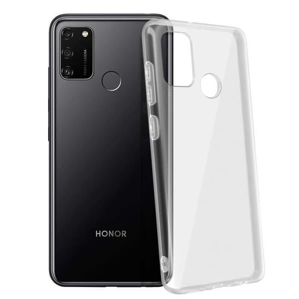 Skydd - AVIZERA - Honor 9A - Flexibelt Silikongel - Ultrafin - Lätt - Transparent Vit