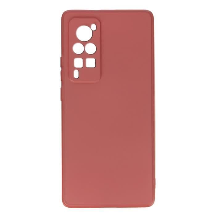 Vivo X60 Pro Soft Silikonfodral Soft Touch Tunn Finish Hallonrosa
