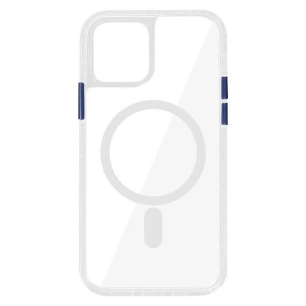 iPhone 12 / 12 Pro Magsafe Stötsäkert Magnetic Circle Fodral - blå