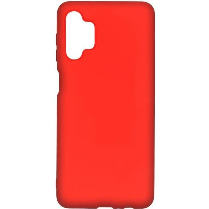 Samsung Galaxy A32 5G Fodral Skyddande silikongel Soft Touch Röd Röd
