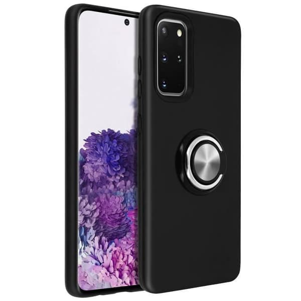 Coque Antichoc - AVIZAR - Galaxy S20 Plus - Stöd för Video - Höjda Kanter - Svart