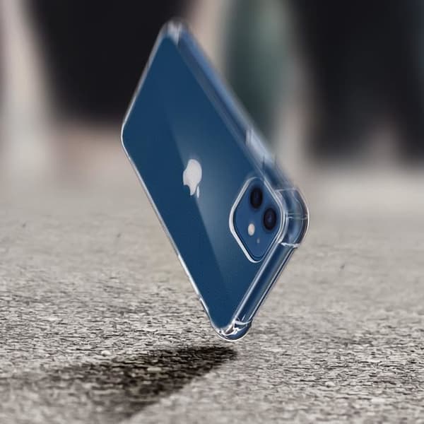 Coque - Apple - iPhone 12 Mini - Flexibel - Stöttålig - Transparent Vit