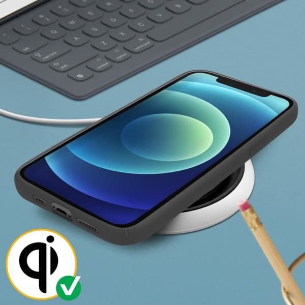 Coque - Apple - iPhone 12 / 12 Pro - Semi-rigid - Soft Touch - Kompatibel med QI
