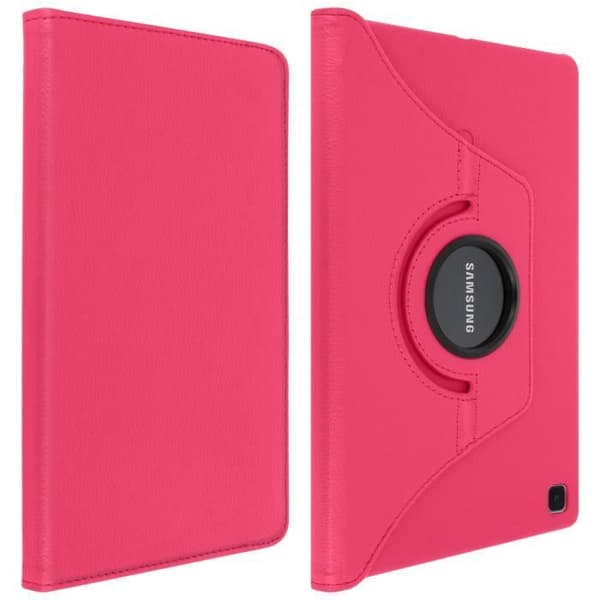 Galaxy Tab A7 10.4 2020-fodral - AVIZAR - 360° roterande stativfunktionsfodral - Fuschia Pink