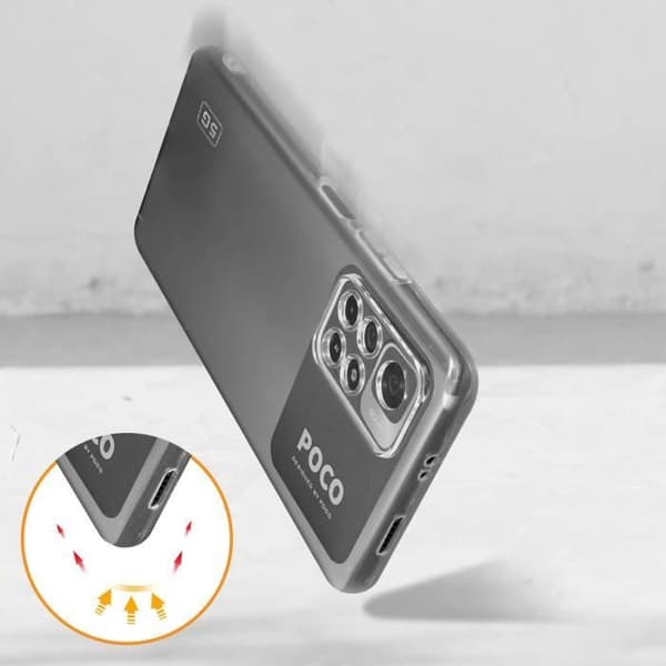 Skyddsfodral - Xiaomi - Poco M4 Pro 5G - Flexibelt - Transparent - Mjukt