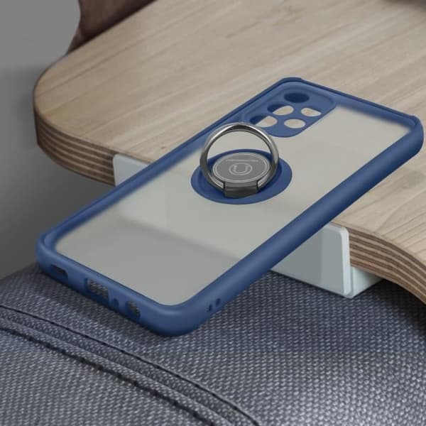 Telefonfodral - Odefinierad - Galaxy A52/A52s - Stötbeständig - Metallring - Videostöd