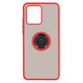 Miniatyrbild 1 av 4: Coque - AVIZAR - Realme 8 och 8 Pro - Bi-matière - Bungee Metall - Videostöd Röd