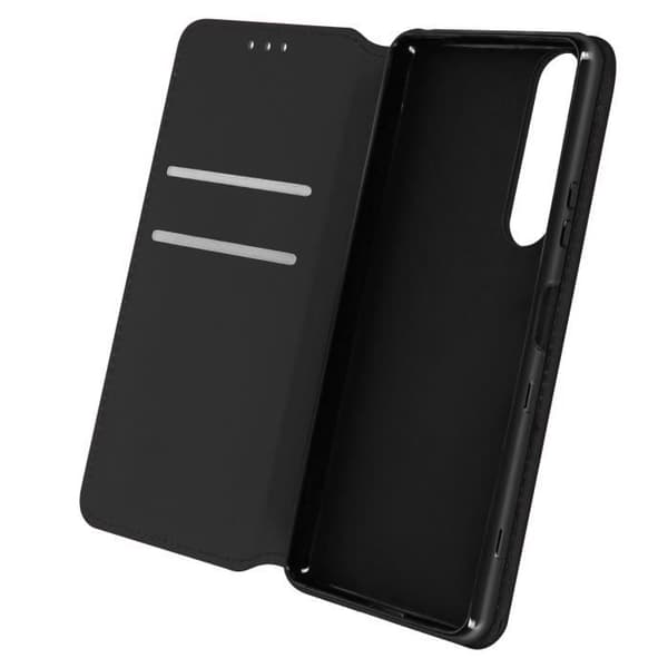 Sony Xperia 1 III Fodral - AVIZAR - Fodral med Flip - Videostöd Funktion - Svart