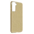 Miniatyrbild 2 av 4: Samsung Galaxy S21 Glitter Avtagbart halvstyvt silikonfodral Gult guld