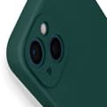 Miniatyrbild 4 av 4: iPhone 13-fodral - AVIZAR - Semi-rigid - Mjuk silikon - Soft Touch-finish - Matt grön