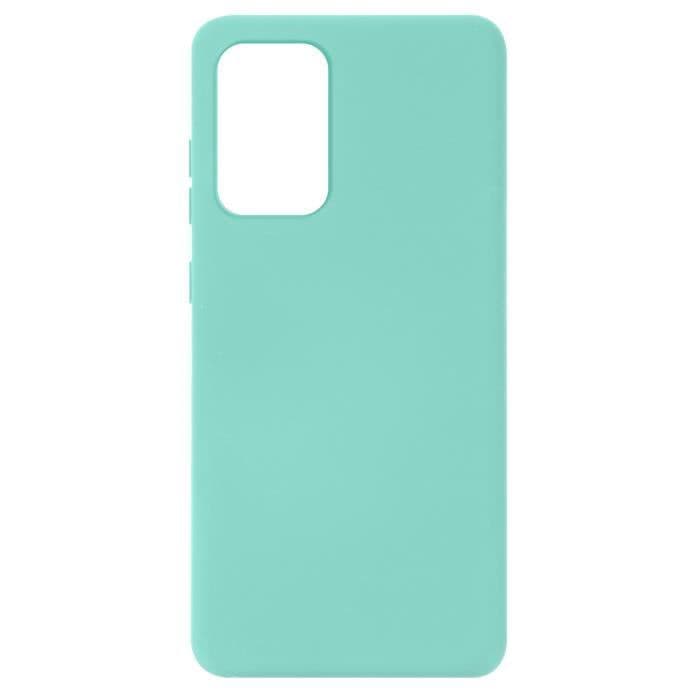 Samsung Galaxy A72 Semirigid Silikonfodral Soft Touch Finfinish Turkosblå