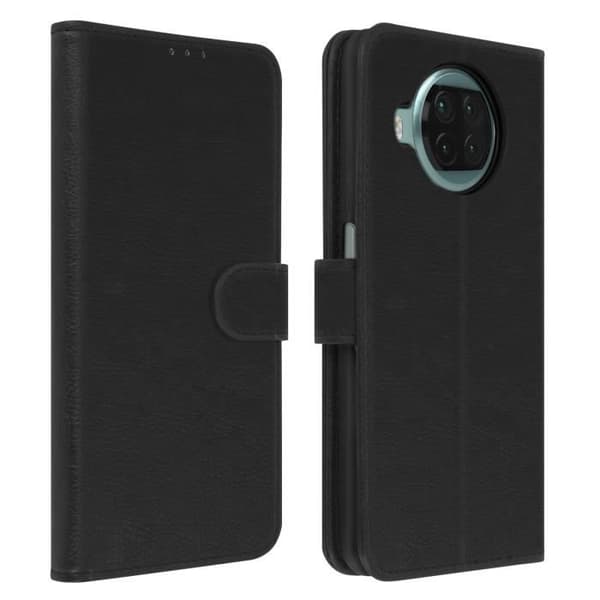 Fodral - Xiaomi - Mi 10T Lite - Skydd - Kortfack - Videostöd - Svart