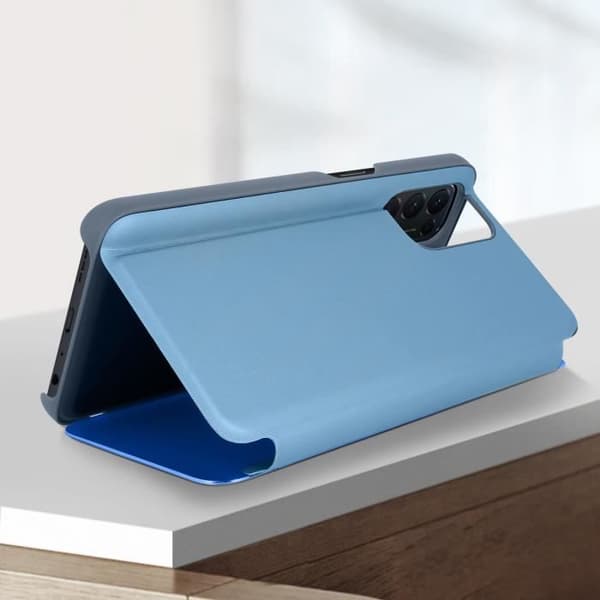Cover - AVIZAR - Oppo Find X3 Lite - Genomskinlig flik - Spegeleffekt - Videostöd