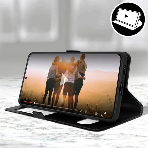 Fodral - Samsung - Galaxy S21 Ultra - Silikon - Mjuk - Dubbel Fönster