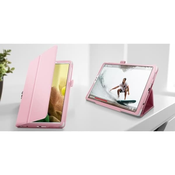 Fodral - AVIZAR - Galaxy Tab A7 Lite - Eco-läder - Videostöd - Integrerad pennhållare