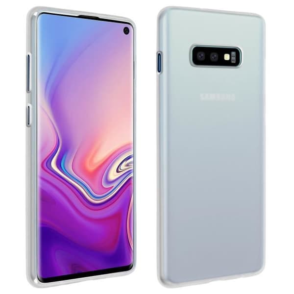 Coque - Galaxy - S10 Lite - Mjuk - Ultra-tunn - Anti-spår - Frostvit