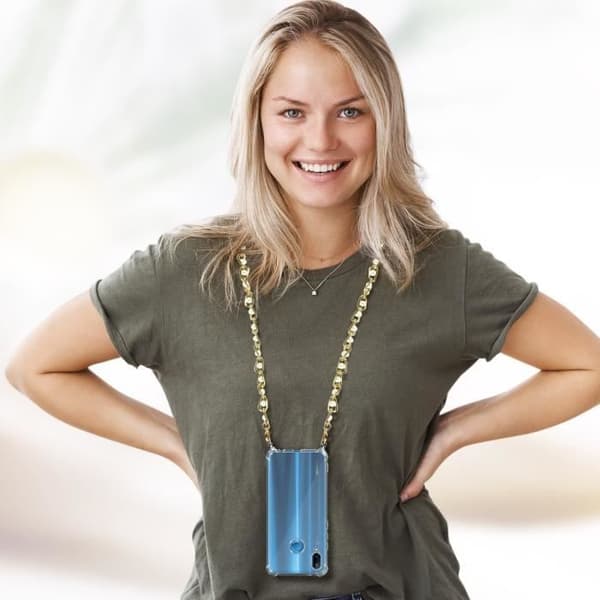 Coque Huawei P20 Lite - AVIZAR - Hård - Transparent - Förstärkta hörn - Starka ringar
