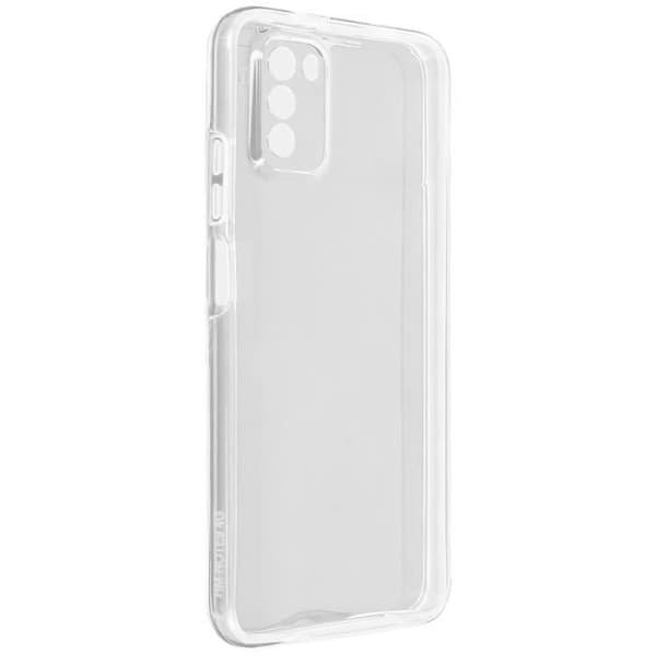 Coque - Xiaomi - Poco M3 - Hårdt Bagcover - Blødt Frontcover - Hvid