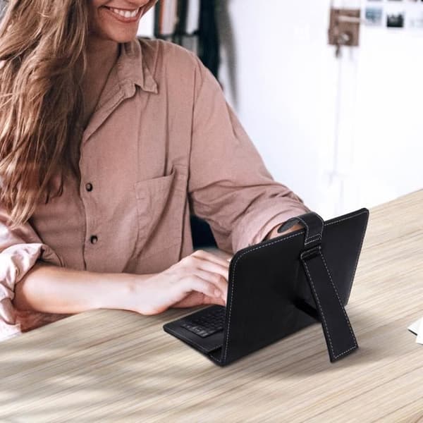 10-tums surfplatta - AVIZAR - USB-C AZERTY-tangentbord - Vikbart stöd - Magnetisk fäste