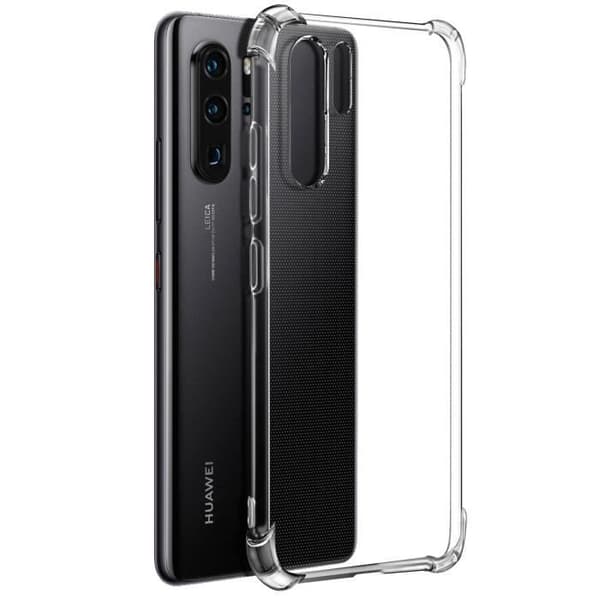 Fodral - AVIZAR - Huawei P30 Pro - Förstärkta hörn - Flexibel gel silikon - Vit