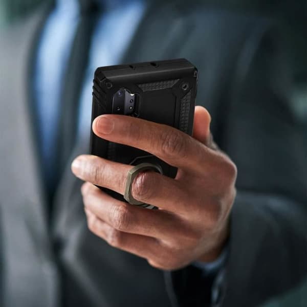 Coque - AVIZAR - Galaxy Note 10 Plus - Bi-materialer - Hård och Mjuk - Stöd för Videor