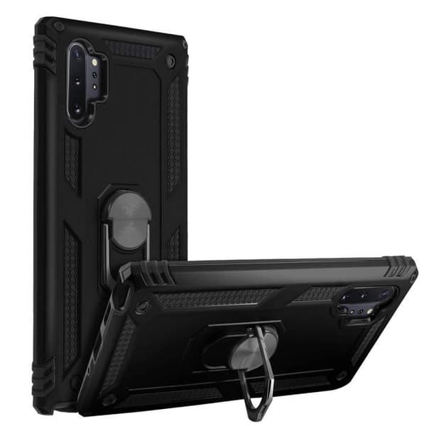 Coque - AVIZAR - Galaxy Note 10 Plus - Bi-materialer - Hård och Mjuk - Stöd för Videor