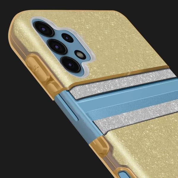 Skyddsskal - Samsung - Galaxy A32 - Glitter - Silikon - Stötabsorberande