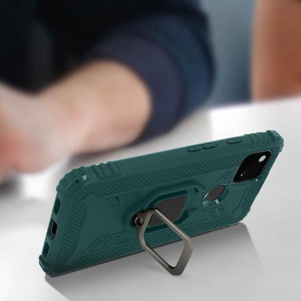 Coque - Google - Pixel 4A - Flexibel - Stötsäker - Metallring För Videostöd