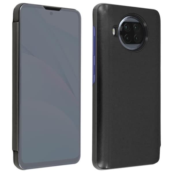 Hus - Xiaomi - Mi 10T Lite - Genomskinlig lock - Spegeldesign - Svart