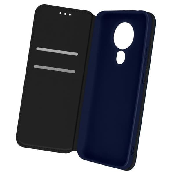 Portföljfodral AVIZAR för Nokia 3.4 och 5.4 - Mörkblå - Videostöd Funktion