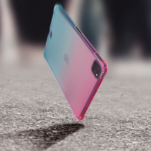 Fodral Skydd Hörn Bumper Blå och rosa iPad Pro 11 2020 / 2018 och Air 2020