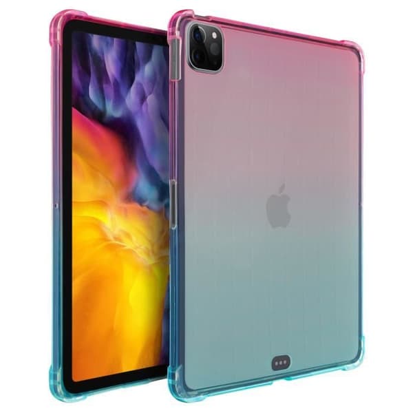 Fodral Skydd Hörn Bumper Blå och rosa iPad Pro 11 2020 / 2018 och Air 2020