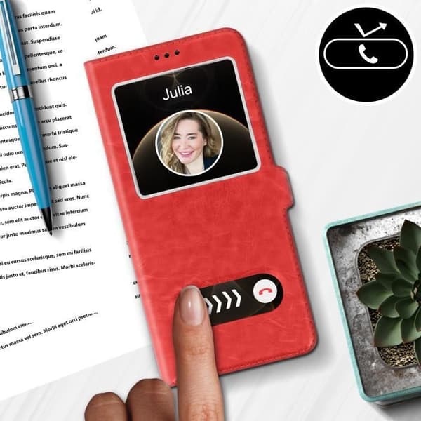 Skal - Apple - iPhone 12 / 12 Pro - Helt fodral - Silikon - Röd - Videostöd