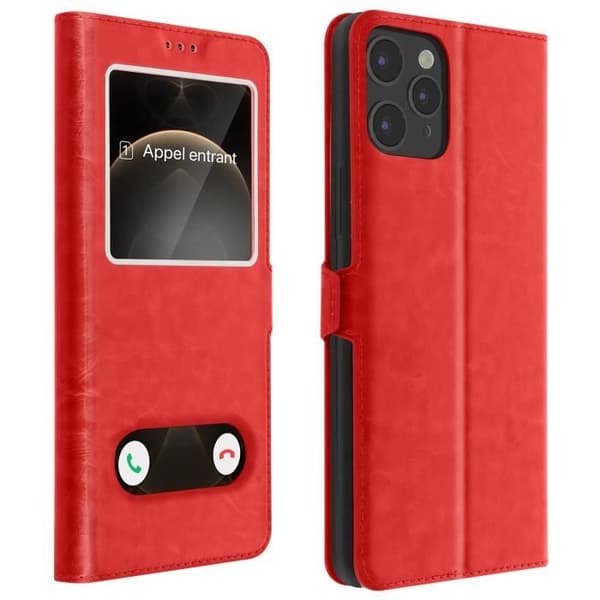 Skal - Apple - iPhone 12 / 12 Pro - Helt fodral - Silikon - Röd - Videostöd
